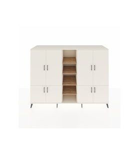 Kronos Dolap 14 Raflı 8 Kapaklı 220x59x163 Aytaşı-Aytaşı/Çam