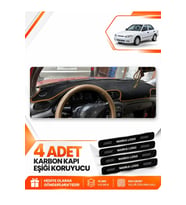 HYUNDAİ ACCENT YUMURTA KASA (1993-1999) Uyumlu Ön Torpido Koruma Kılıfı Halısı - Siyah Kahverengi