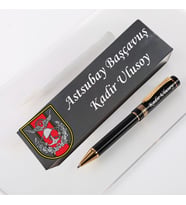 Türk Silahlı Kuvetleri Personeline Özel Logolu Kişiye Özel İsim Yazılı Kutulu kalem