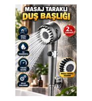 Yüksek Basınçlı Masaj Uçlu Duş Başlığı – Spa Etkili ve Su Tasarruflu