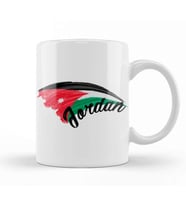 Jordan Flag Kupa Bardak Porselen