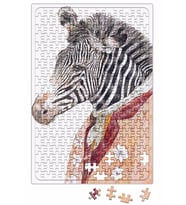 Renkli Zebra Puzzle 240 Parça Yapboz