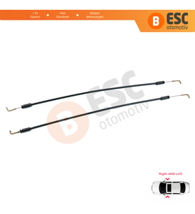 Hyundai Accent MK3 4/5 Kapı İçin 2 Adet Ön Kapı İç Açma Teli 813101E030
