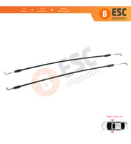 Hyundai Accent MK3 4/5 Kapı İçin 2 Adet Ön Kapı İç Açma Teli 813101E030