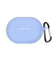 Microsonic Huawei FreeBuds Pro 4 Kılıf Askılı Mat Silikon Mavi (Mavi)