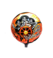 Kuru Kafalı Korsanlar Halloween Şekilli Folyo Balon 45 cm (5343)