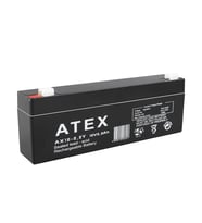 Ayt Atex 12 Volt 2.3 Amper 2.2 Amper Yatık Akü 178x34x60 Mm Yeni Tarihli Taze Akü
