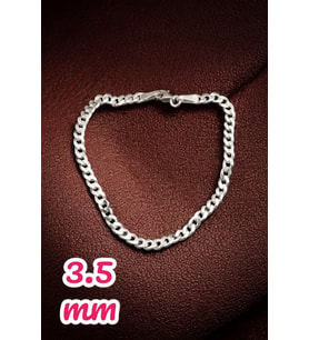 Erkek Gümüş Bileklik - 925 Ayar Gurmet Model Gümüş Bileklik