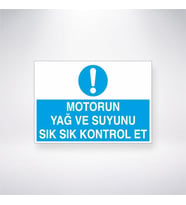 Motorun Yağ ve Suyunu Sık Sık Kontrol Et