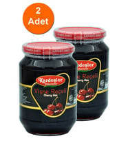 Kardeşler Vişne Reçeli Cam Kavanoz 1000 G x 2 Adet