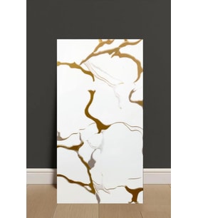 30X60cm Elit Gold Mermer Desen Yapışkanlı Banyo,tezgah arası kaplama Duvar Paneli Kağıdı TX-077