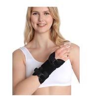 ORT-202 Fileli El Bilek Ateli - Siyah (Çift Taraflı / Unisex)