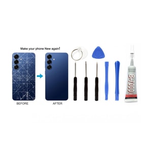 Mey İthalat® Samsung S25 Uyumlu Batarya Kapağı KAMERA LENSLİ (B