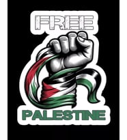 Gazze Filistin Araba Sticker oto Etiket 19 Cm