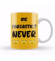 Sarcasm Funny Comment Quotes Gift   Sarcastic    And Men Humorous Saying Kupa Bardak Porselen