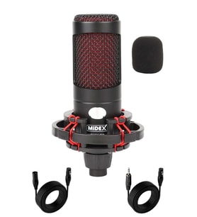 Midex CXN-30 Condenser +48V Stüdyo Ses Kayıt Mikrofonu
