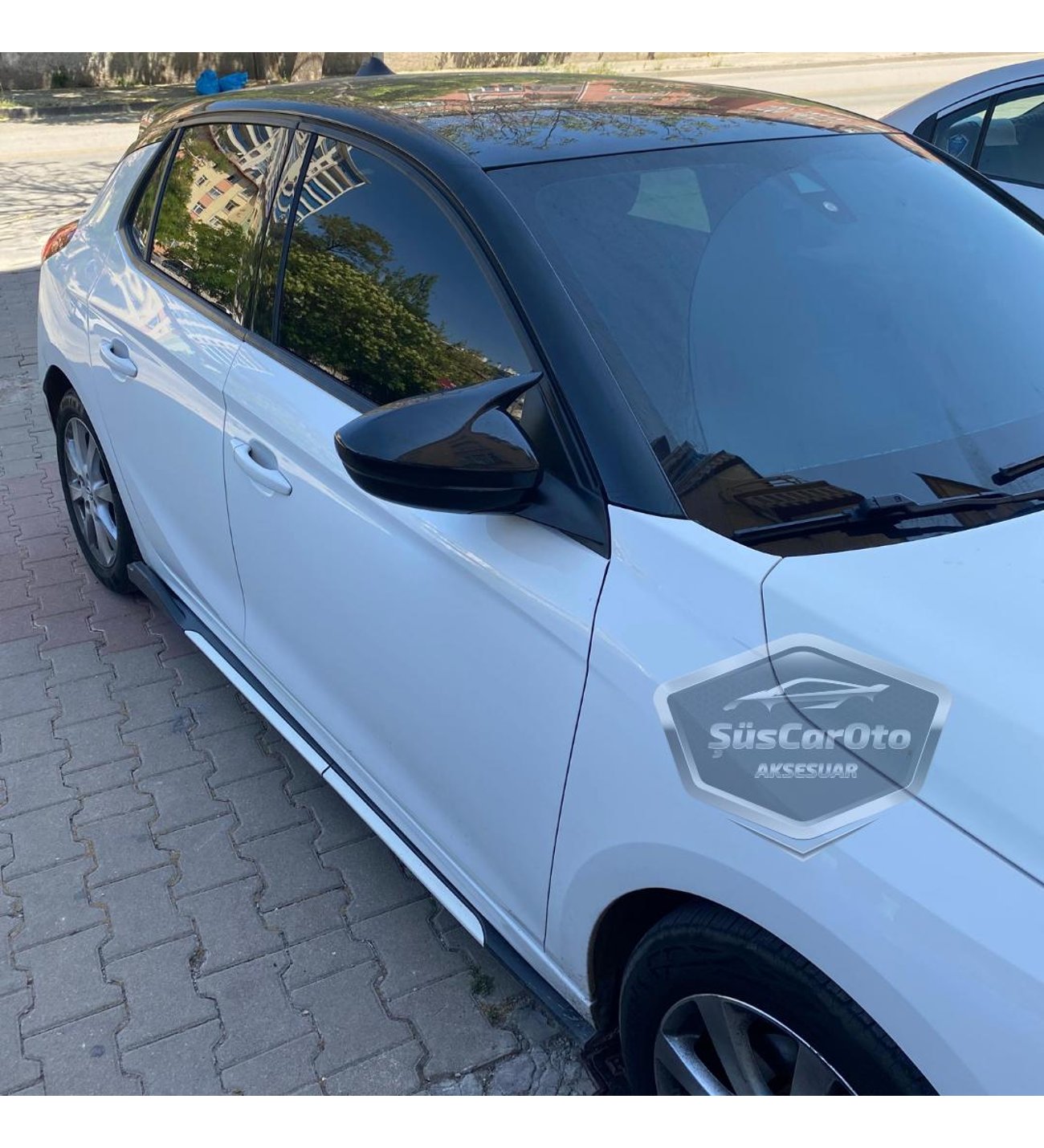 Opel Corsa F 2019 Sonrası Uyumlu Batman Yarasa Ayna Kapağı Piano