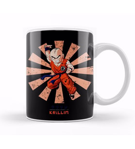 Krillin Retro Japanese Dragon Ball Z Kupa Bardak Porselen