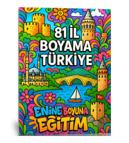 Herkes İçin 81 İL Boyama Kitap Seti (2 Kitap Her İlin En Meşhur Yeri)