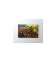 Vincent Van Gogh - Red Vineyards Tablo 60 X 80 Cm