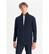 Erkek Selanik Full Zip Sweatshirt Navy