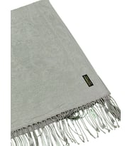 Kalın Kışlık Paşmina Şal 75x190 cm (Açık Gri)