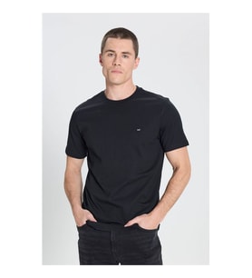 Wrangler Regular Fit Siyah Erkek T-Shirt W7NM203877001