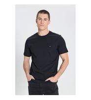 Wrangler Regular Fit Siyah Erkek T-Shirt W7NM203877001