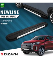 S-Dizayn Ssangyong Musso NewLine Krom Yan Basamak 213 Cm 2018-2026 A+ Kalite