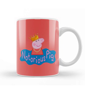 Notorious Peppa Pig 02 Kupa Bardak Porselen
