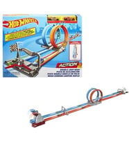 Hot Wheels Çift Çemberde Depar Pist Seti, 5 Yaş Ve Üzeri, Gfh85 (Çok Renkli)