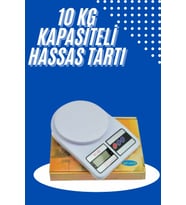 Yeni Nesil Taşınabilir Dijital Hassas Mutfak Tartısı Mutfak Terazisi Hassas Ölçüm 10 Kg