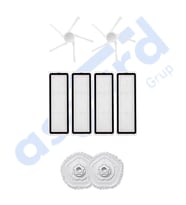 DREAME W10-W10 PRO UYUMLU 2 Yan Fırça 4 Filtre 2 Mop