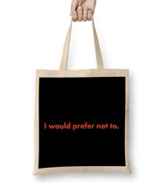 I Would Prefer Not To Herman Melville Bartleby's Polite Protest Bez Çanta Uzun Saplı