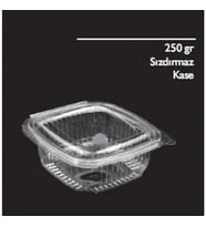 250 GR SIZDIRMAZ PLASTİK KAB KAP KASE 100'LÜ
