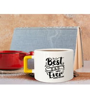 BK Gift Kişiye Özel İsimli Sarı Kulplu Çay & Kahve Fincanı-9, Arkadaşa Hediye, Sevgiliye Hediye