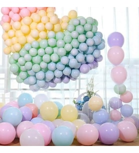 Makaron Karışık Balon 25 Adet-