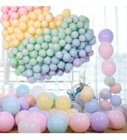 Makaron Karışık Balon 25 Adet-