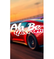 Ah Be Yavrum 20x8 Jdm Yazı Araba-motosiklet Cam Etiket Sticker Beyaz Renk
