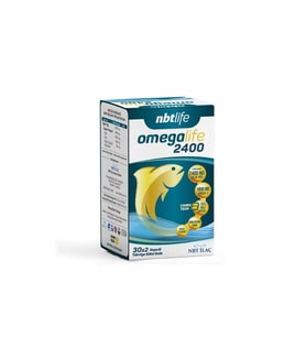 NBT Life Omegalife 2400 60 Kapsül (Ekru-Sarı)