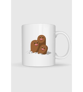 Dugtrio Baskılı Kupa Bardak