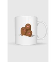 Dugtrio Baskılı Kupa Bardak
