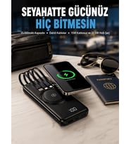 Kompakt Tasarım, Güçlü Performans – 10000mAh Kablosuz Powerbank
