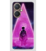 Vivo Y27 Kılıf Desenli Silikon Platinium Series Astro Purple2 1907