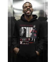 Itachi Uchiha Sasuke Uchiha Naruto Baskılı Unisex Oversize Anime Karakter Hoodie