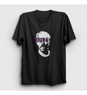 Presmono Unisex Siyah Joe Talbot Müzik Idles T-Shirt 509731tt