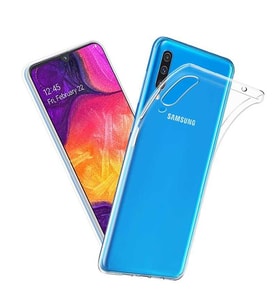 Samsung Galaxy A70 Uyumlu Kılıf Zore Süper Silikon Kapak (Renksiz)