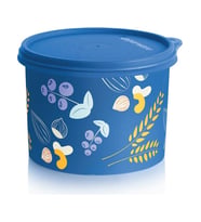Tupperware Silindir Saklama Kabı 1.1 Lt Buzdolabı Saklama Kabı (Y.Mavi)