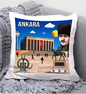 Ankara Tasarımlı Yastık