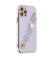 Iphone 12 Kılıf Esila Silikon - Lila